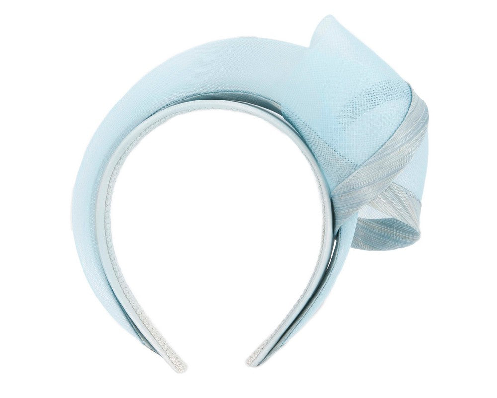 Light blue fashion headband by Fillies Collection