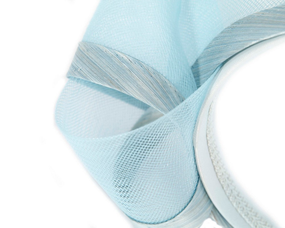 Light blue fashion headband by Fillies Collection