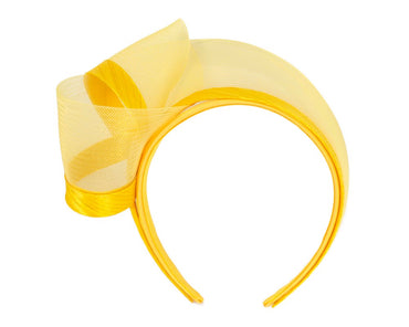 Yellow fashion headband by Fillies Collection
