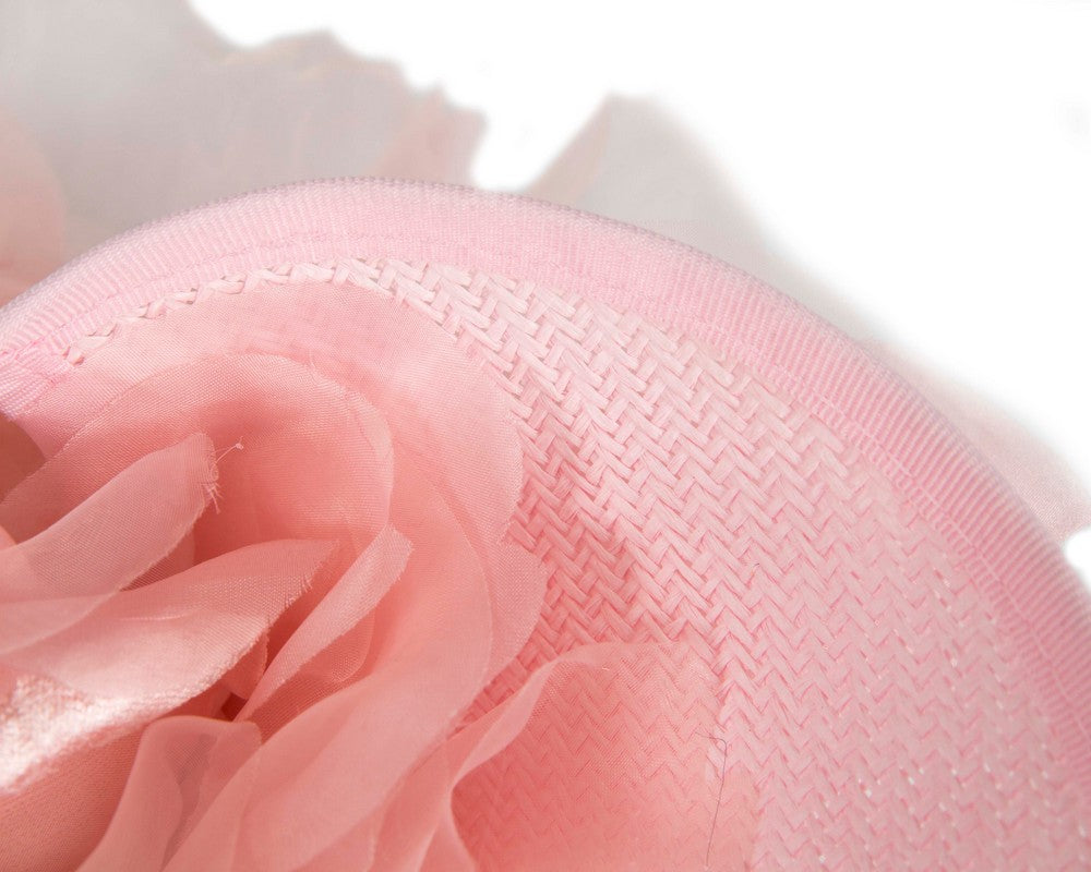 Exclusive pink fascinator with flower by Fillies Collection