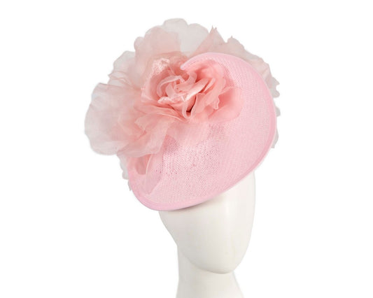Exclusive pink fascinator with flower by Fillies Collection