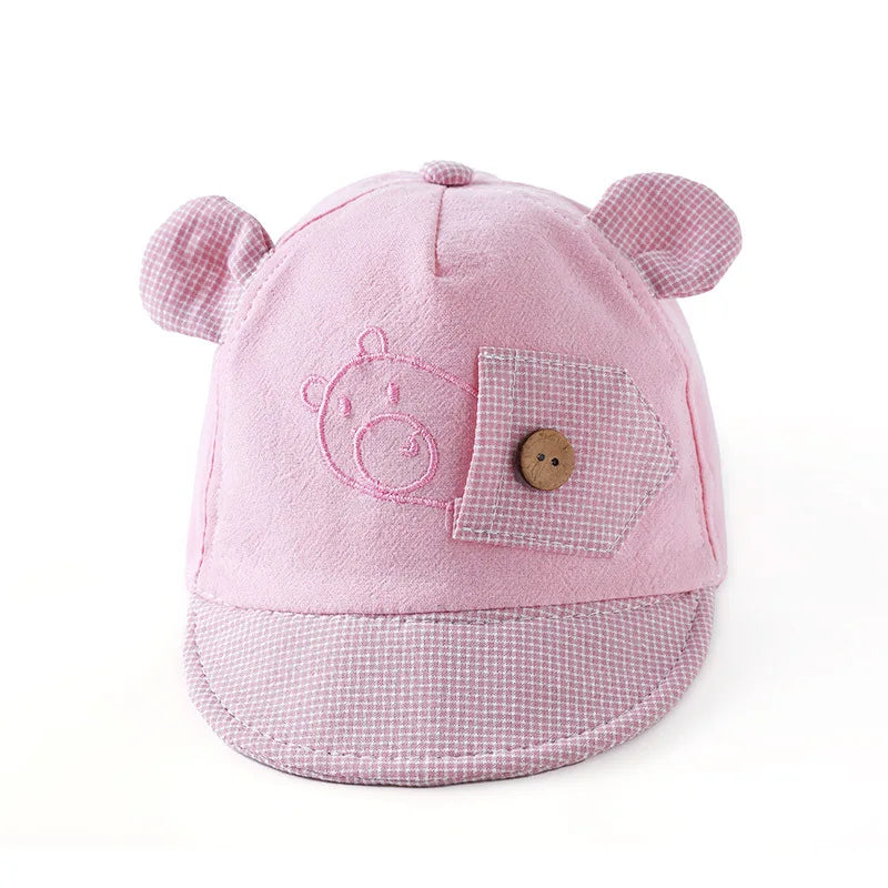 Summer cap with fun animals for children multivariant-26