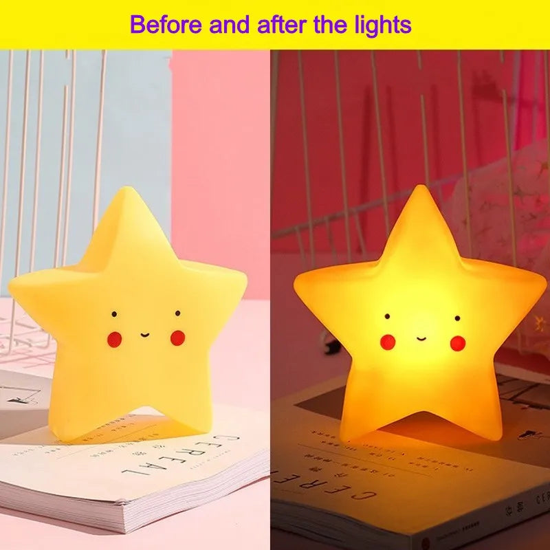 Multivariant Cloud Ice Cream Moon Decorative Lights for Children-16