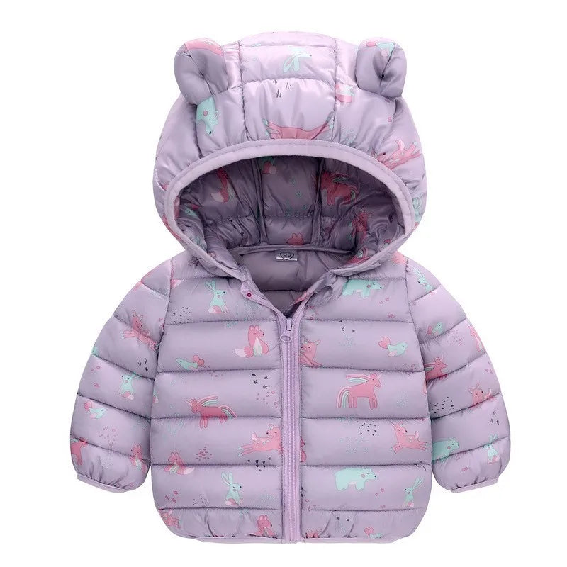 Warm Dinosaur Jacket with Hood for Children-8
