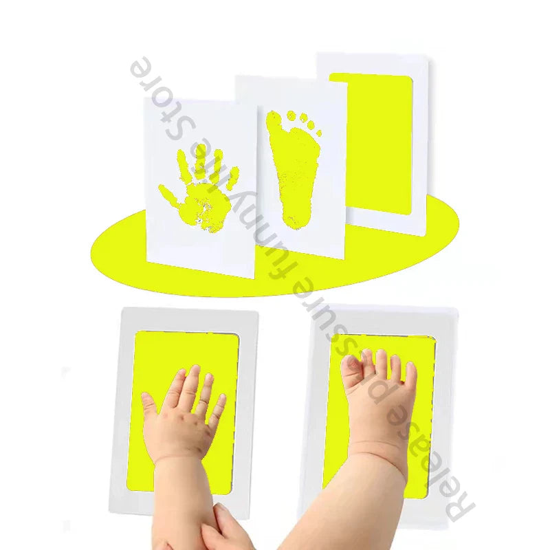 DIY Kit for Souvenir Feet/Handprints on white background Multivariant-9