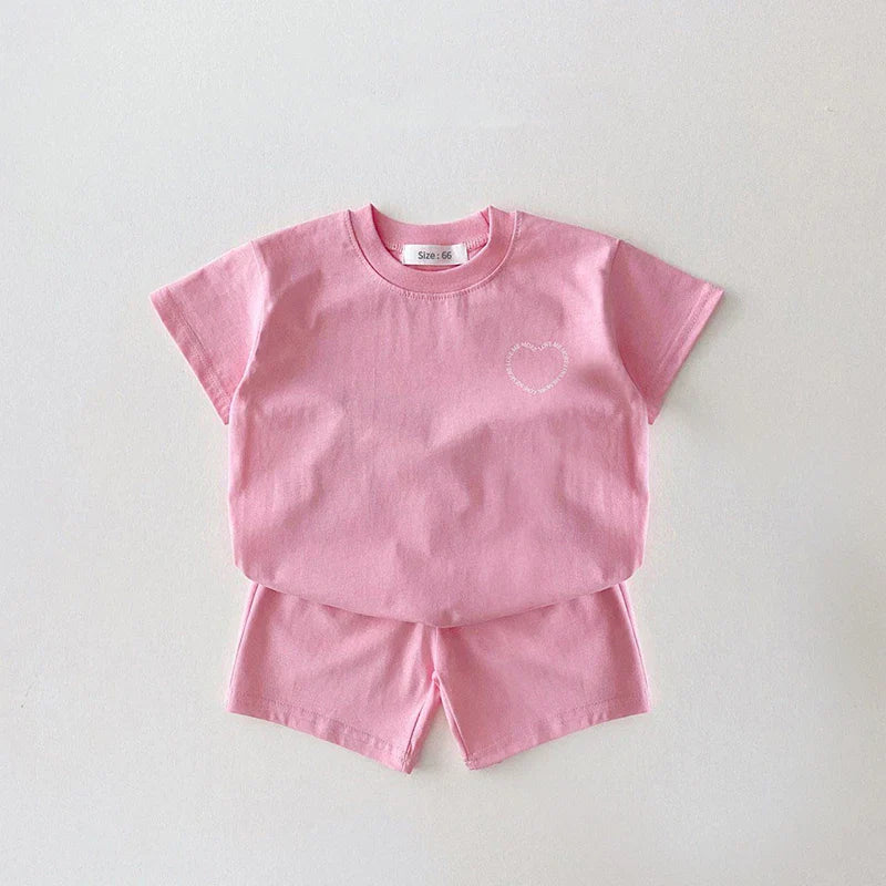 Set T-shirts and Pants for Children Love Me More multivariant-6