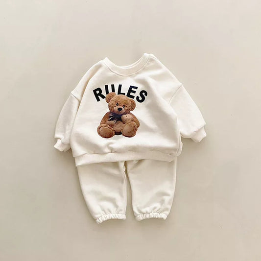 Pants and Sweatshirt Set "Bear Rules"-0
