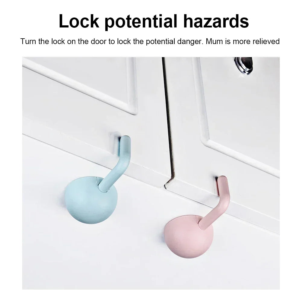 1-3 pcs Childproof Safety Hooks for Doors and Drawers Multivariant-3