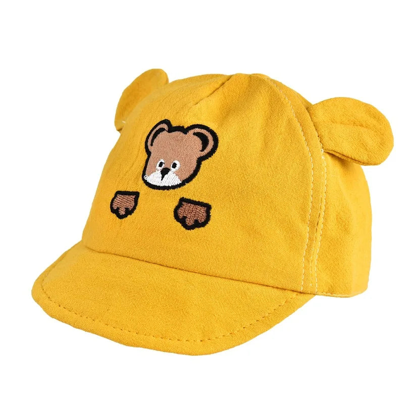 Summer cap with fun animals for children multivariant-18