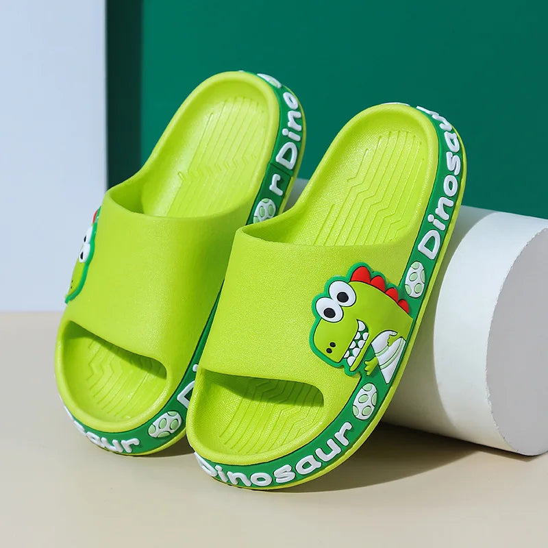 Non-slip Rubber Slippers Dinosaur for Children Multi-variant-7