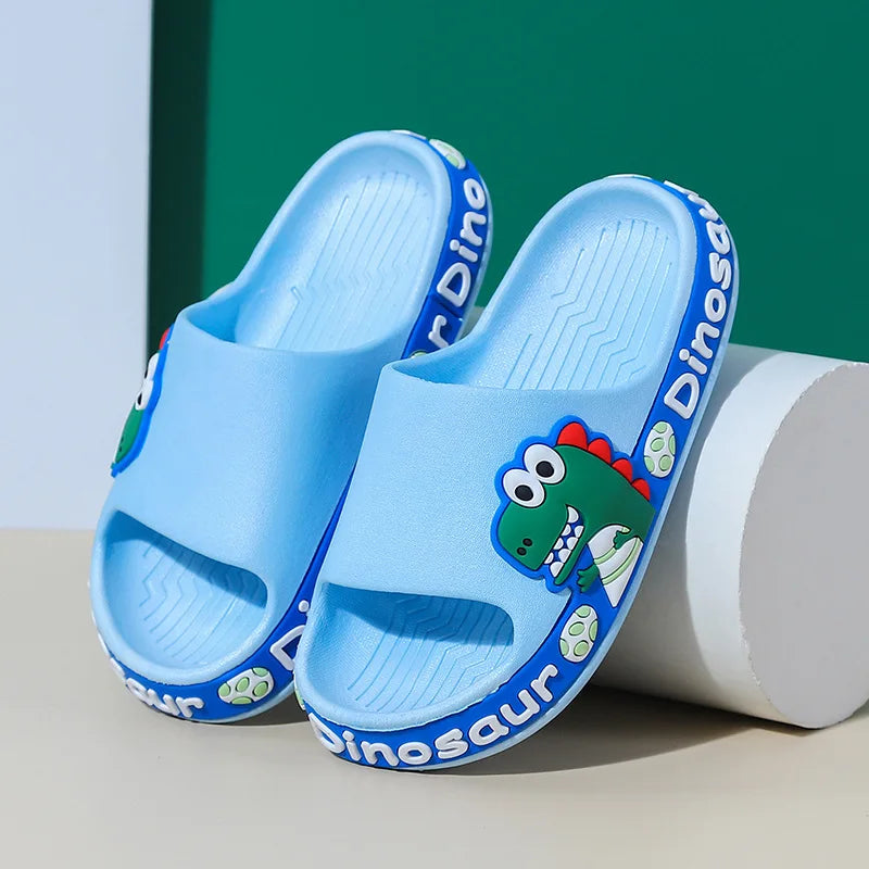Non-slip Rubber Slippers Dinosaur for Children Multi-variant-5