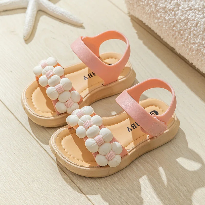 Anti-Slip "Flowers" Sandals for Girls Multivariant-0