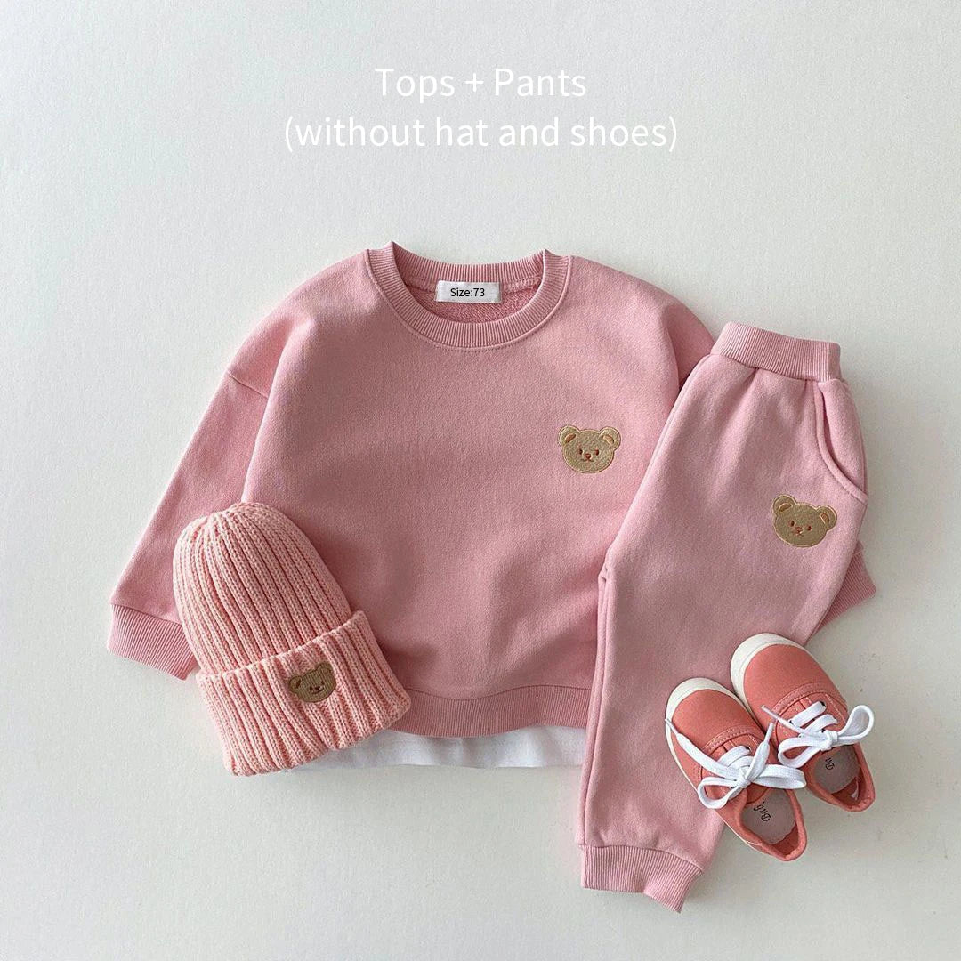 Pants and Sweatshirt Set with Bear Multivariant-6