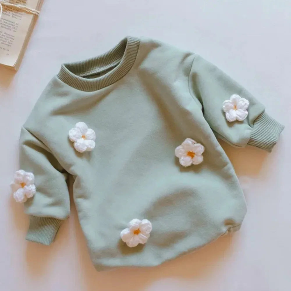 Sweatshirt with Romper Closure and Applications Multivariant-5