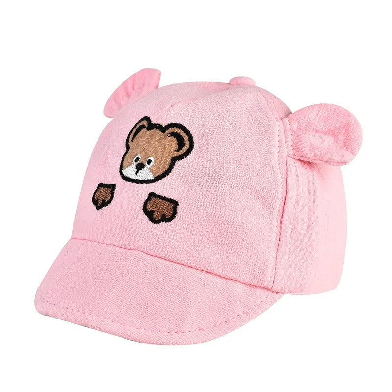 Summer cap with fun animals for children multivariant-15