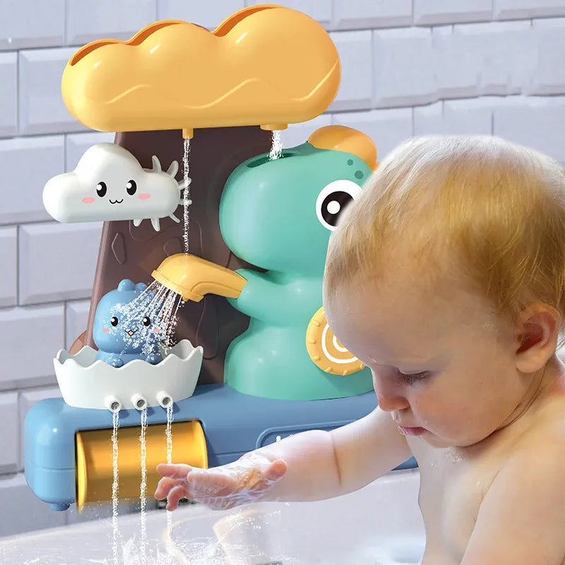 Bath Toy Dino Mama for Children-3