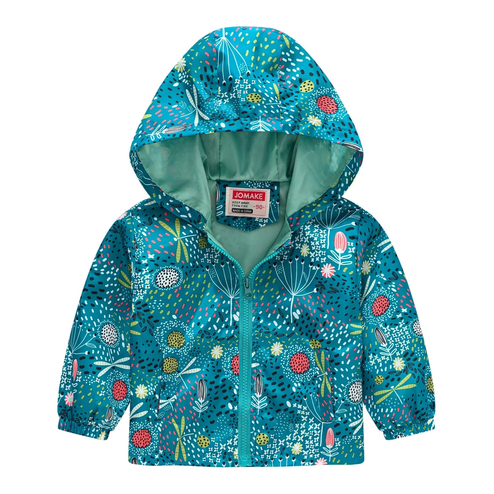 Windbreaker Jacket with Hood and Zip for Children Multivariant-13