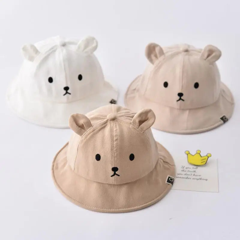 Summer cap with fun animals for children multivariant-1
