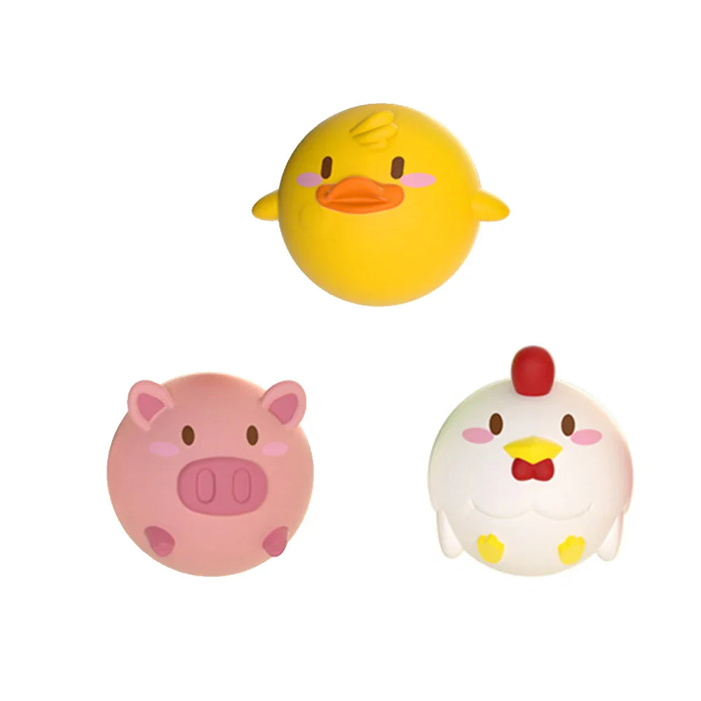 Bath Set toy with light fishing net and animals-22