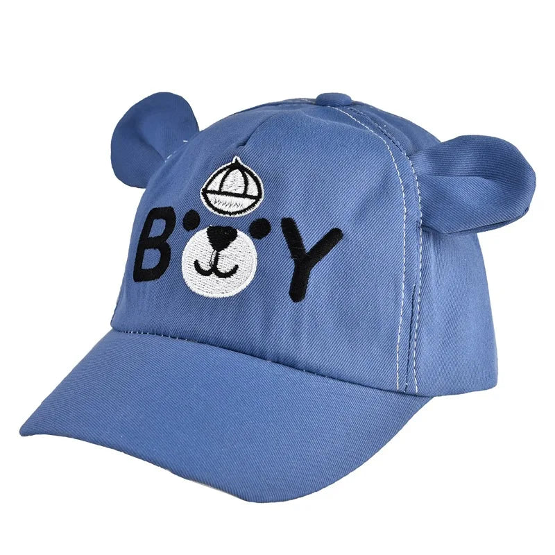 Summer cap with fun animals for children multivariant-16