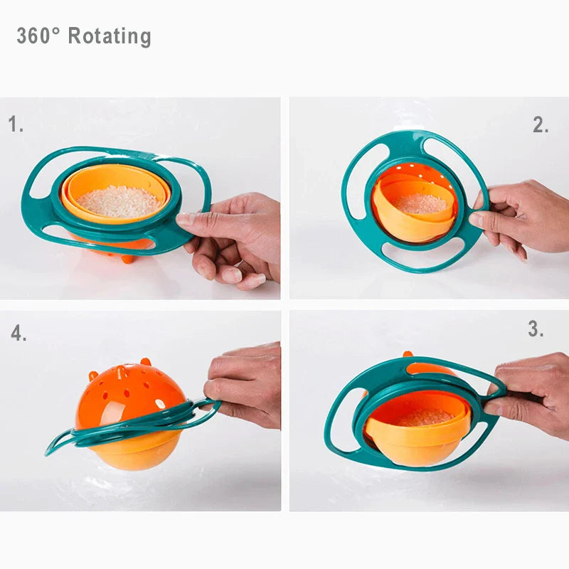 Spill Proof Gyro Bowl for children multivariant-3