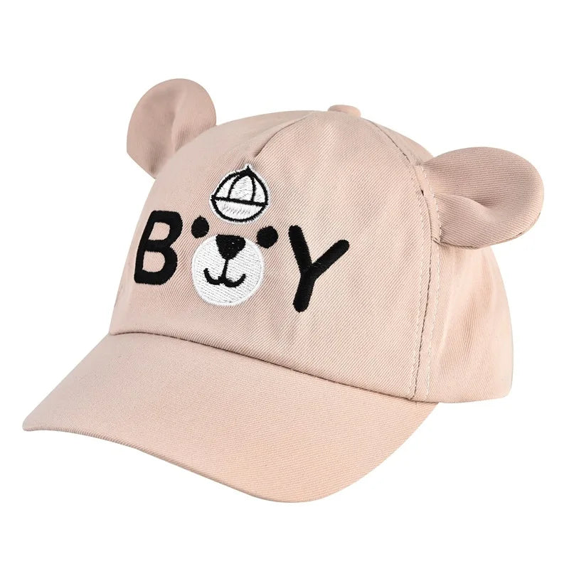 Summer cap with fun animals for children multivariant-17