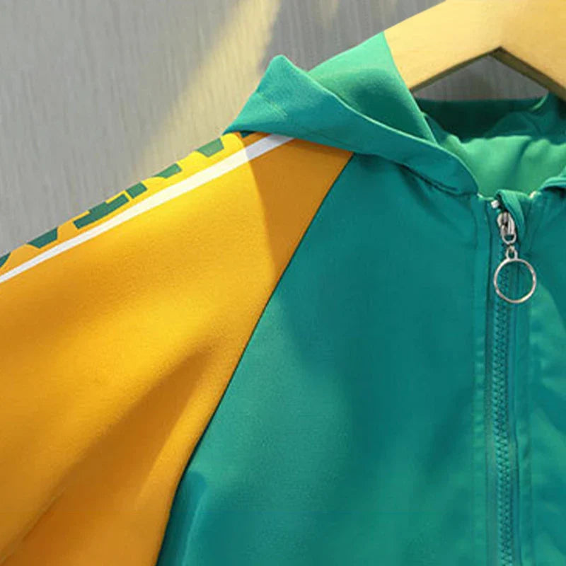 Sport Jacket with Hood for Children-4