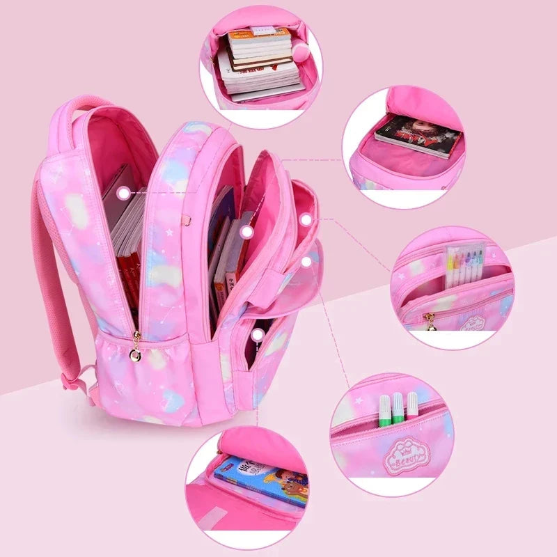 Multicolour fantasy backpack for children multivariant-3