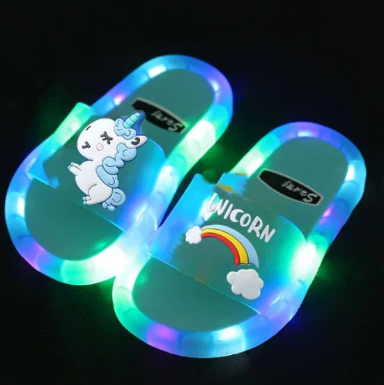 Unicorn Slippers with LED for children multivariant-7