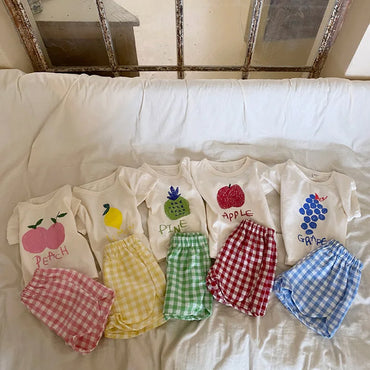 Summer Pajama Set "Fruit" for children mutivariant-1