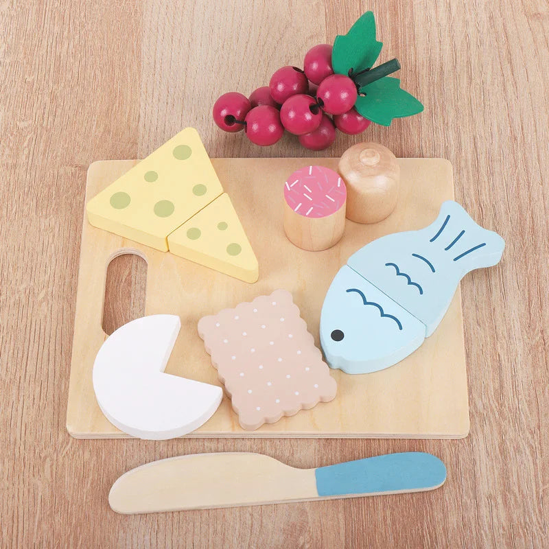 Wooden Pretend Play Food for Children Multivariant-3