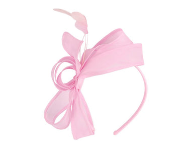 Pink organza fascinator by Max Alexander