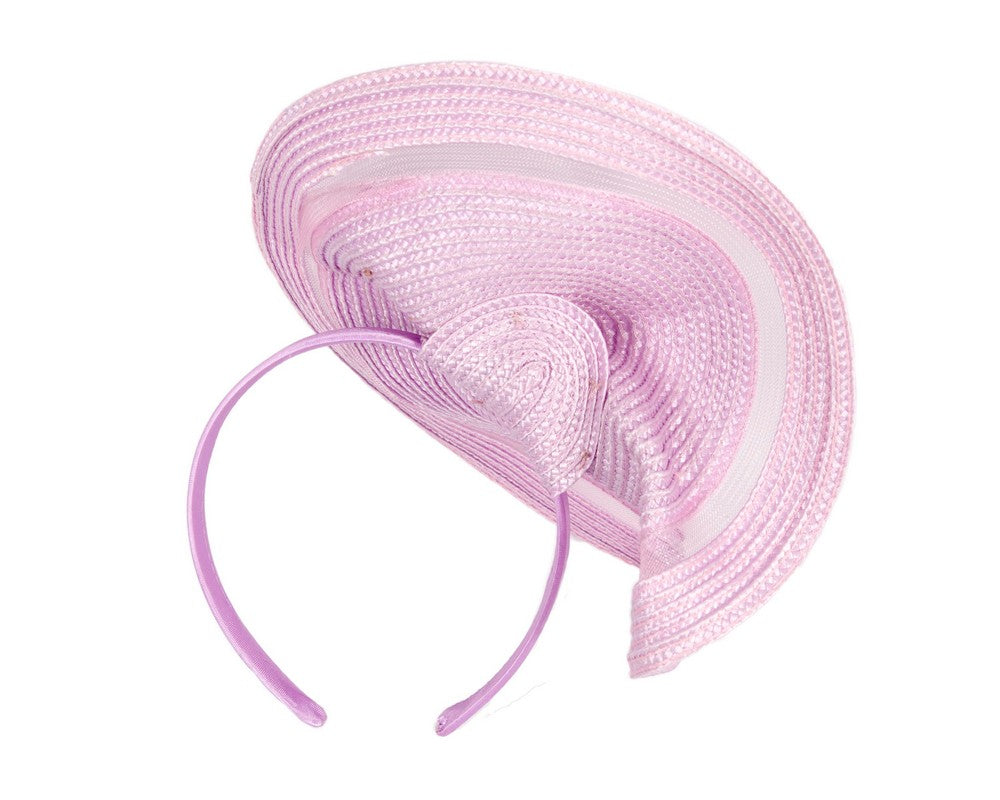 Lilac fascinator-3
