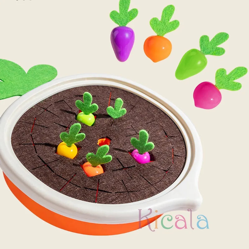 Educational Montessori Memory Toy Cultivated Field for Children-3