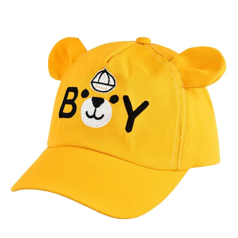 Summer cap with fun animals for children multivariant-19