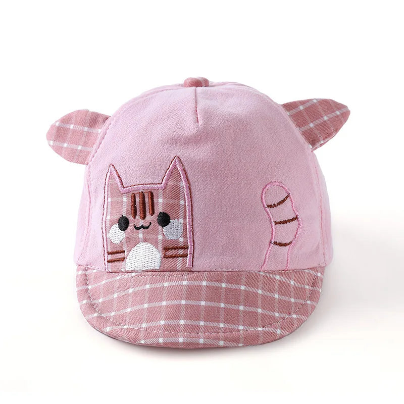 Summer cap with fun animals for children multivariant-25
