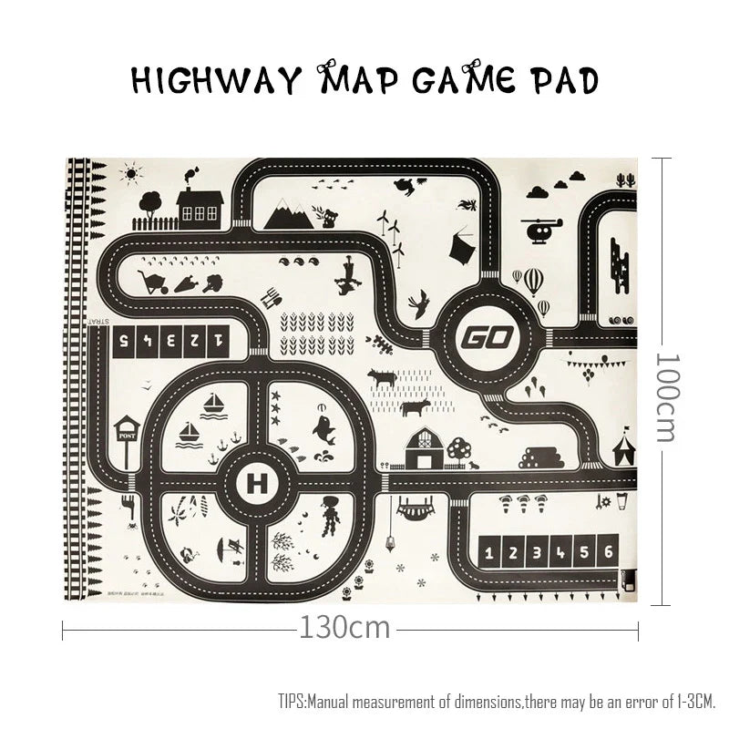 Children's Play Mat "Streets in the City" Multivariant-4