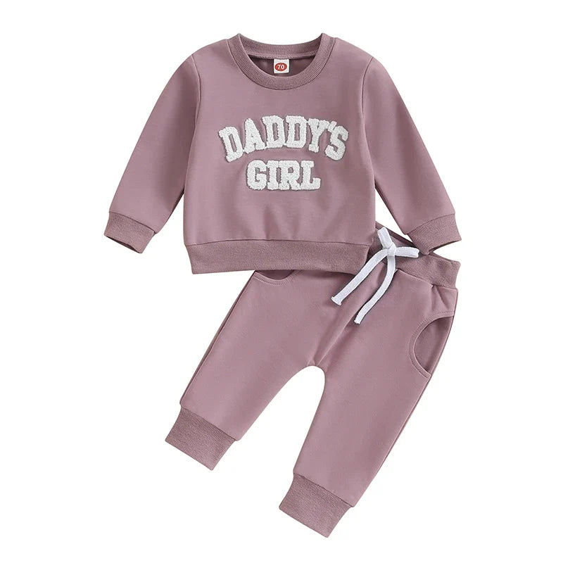 Pants and Sweatshirt Set "Daddy's Girl" Multivariant-5