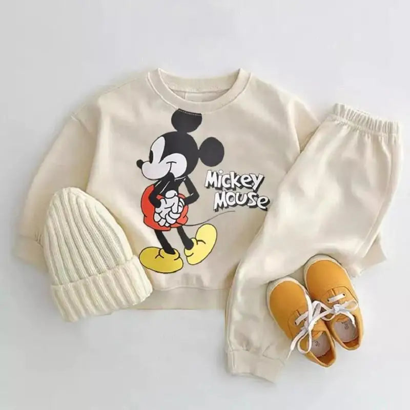 2-Piece Cartoon Sweatshirt and Pants Tracksuit Set for Children Multivariant-6