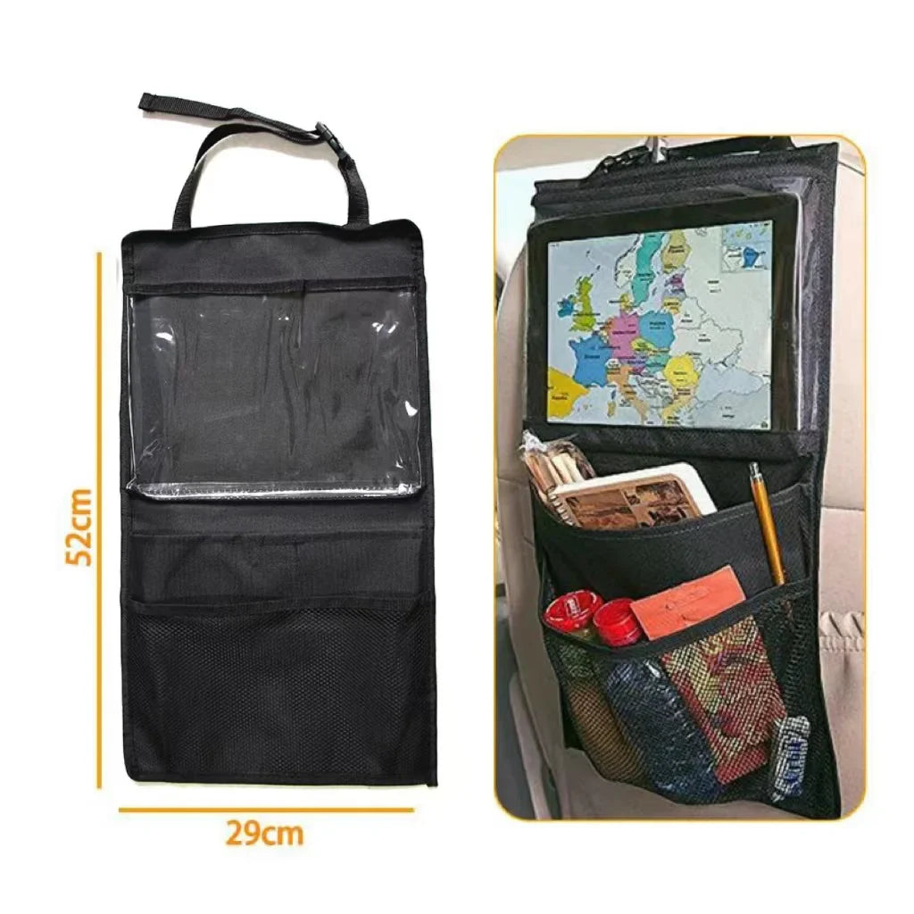 Car Backseat Organizer with Touch Screen Tablet Holder Multivariant-5