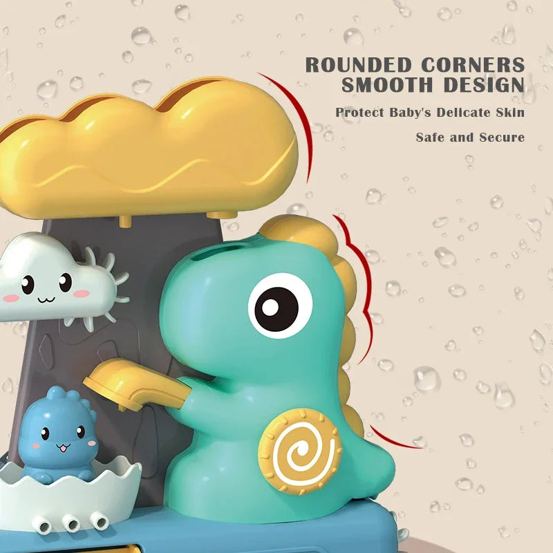 Bath Toy Dino Mama for Children-2