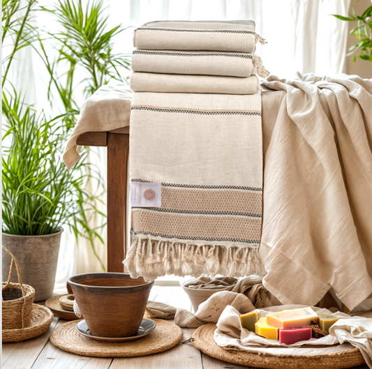 Linen Diamond Towel-0