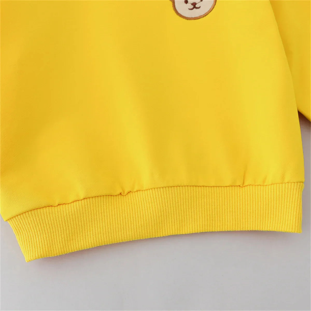 Cotton tracksuit set 2 pcs sweatshirt and trousers for Little Bear children-4