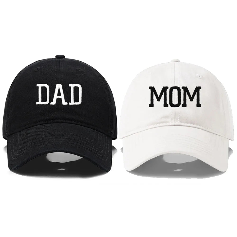 Embroidered Cotton Baseball Cap MOM and DAD Multivariant-1