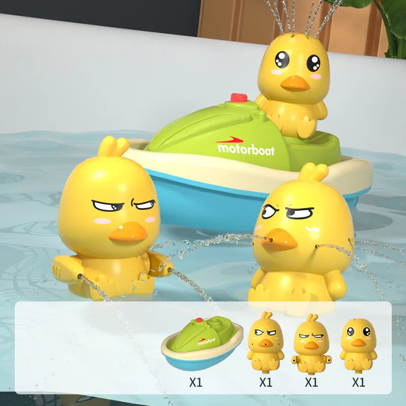 Bath Toy splashing ducks multivariant-6