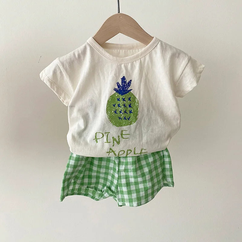Summer Pajama Set "Fruit" for children mutivariant-4