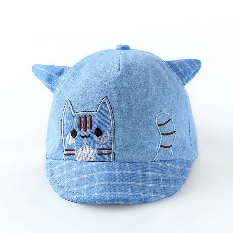 Summer cap with fun animals for children multivariant-24