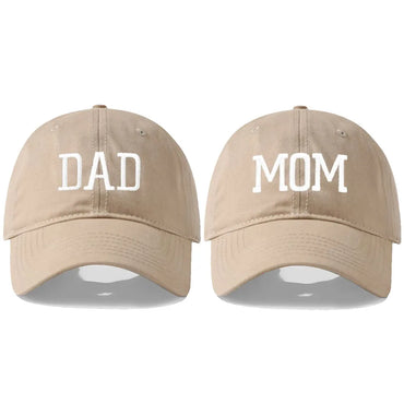 Embroidered Cotton Baseball Cap MOM and DAD Multivariant-0