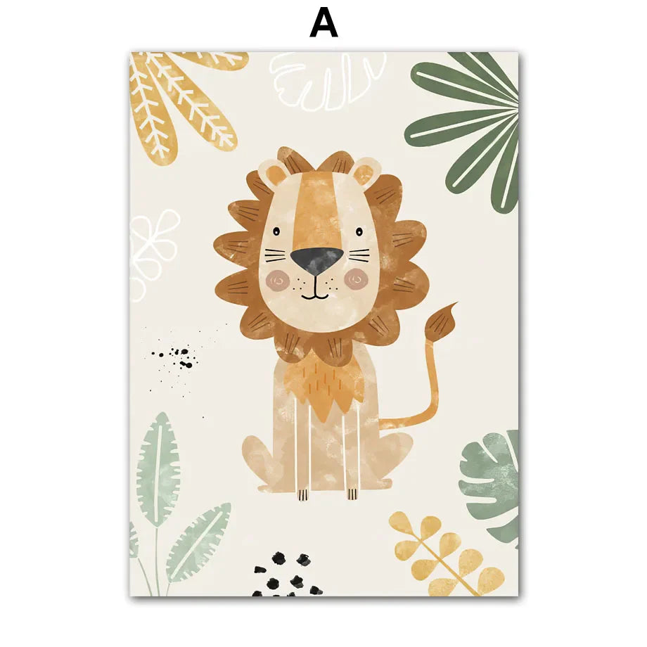 Decorative Picture "Jungle Animals" Multivariant-5