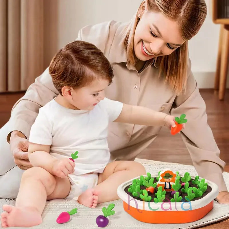 Educational Montessori Memory Toy Cultivated Field for Children-2